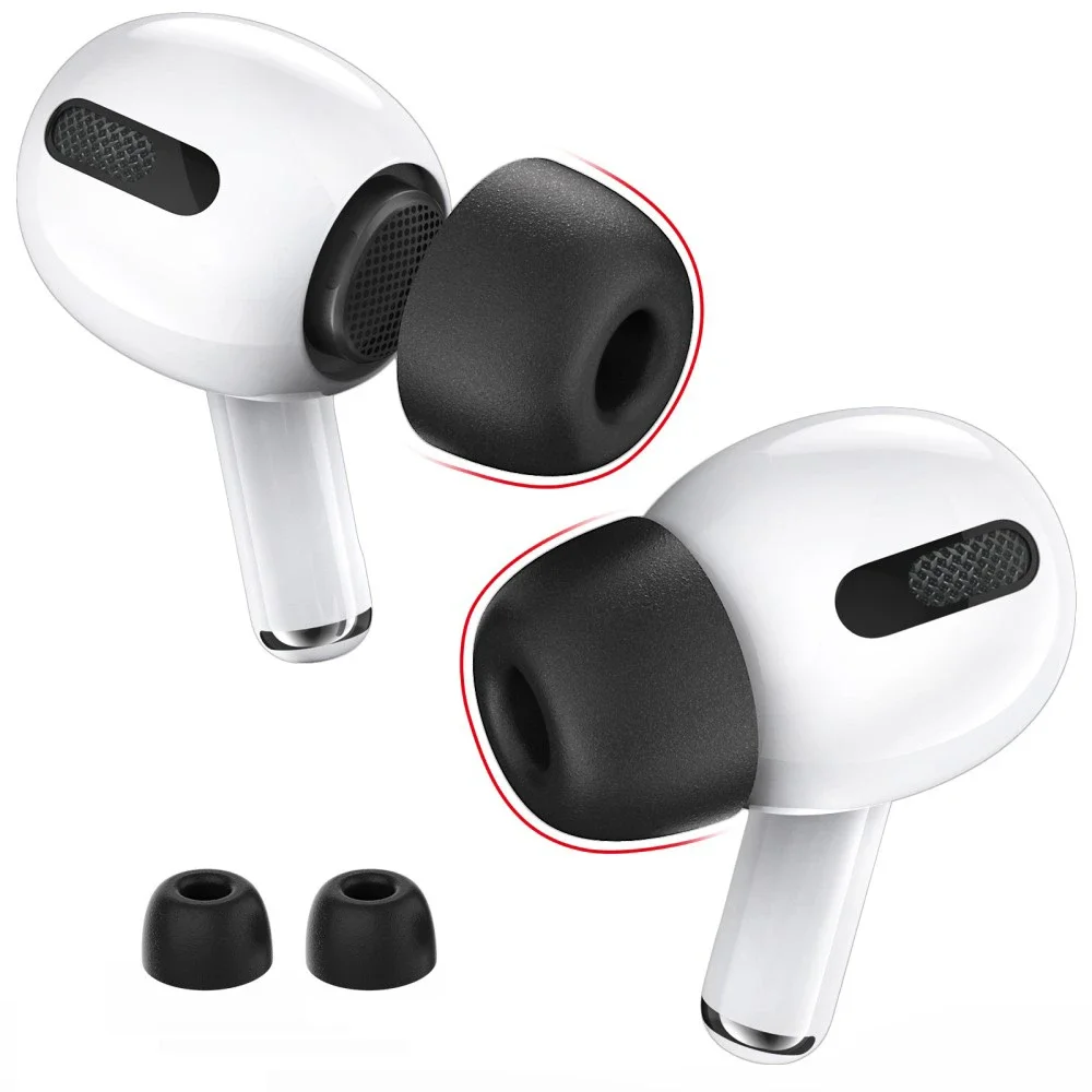Ahastyle AirPods Pro 2 Ørepropper i memory foam – str S, svart Ahastyle AirPods Pro 2 Ørepropper i memory foam – str S, svart