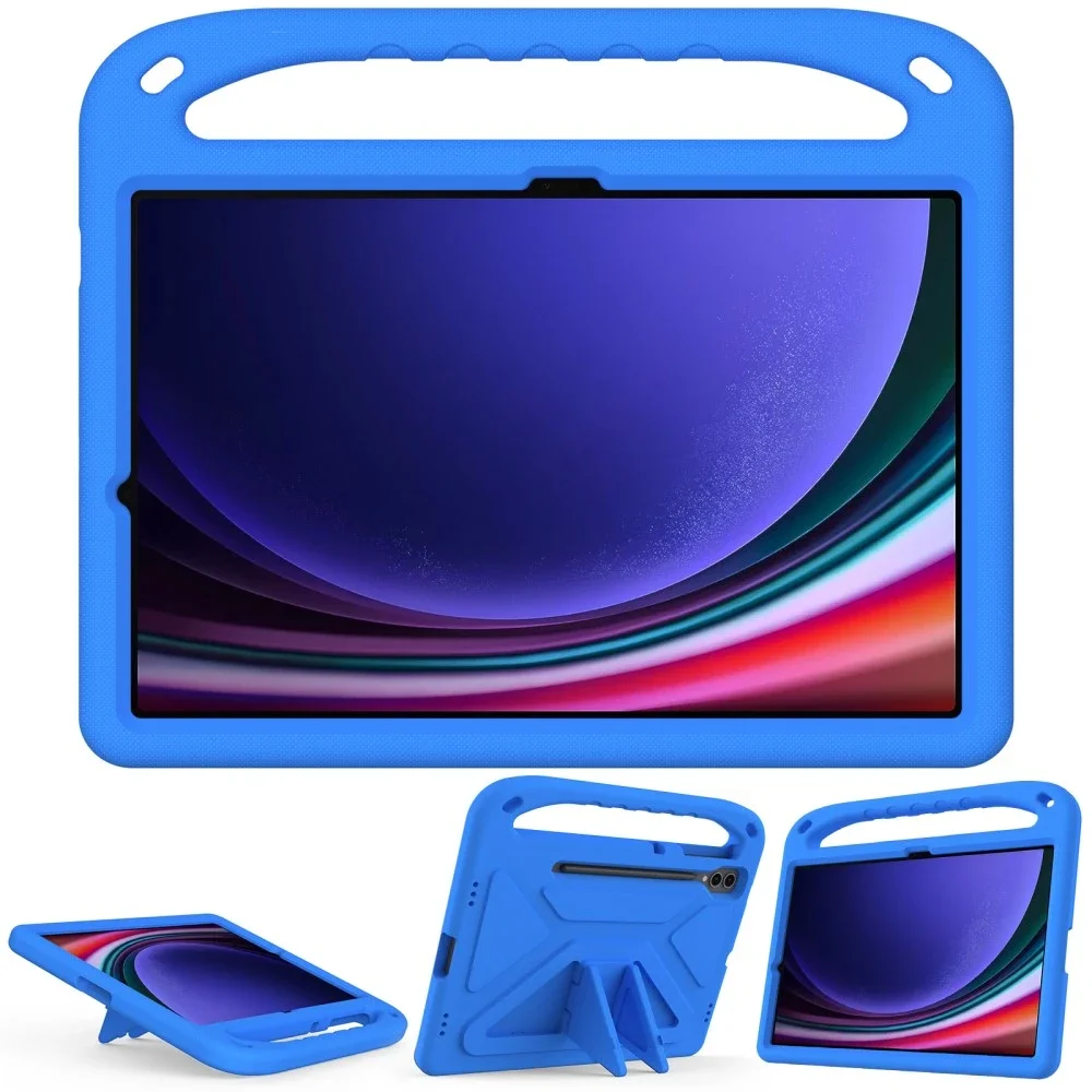 Samsung Galaxy Tab S7 Plus Støtsikkert deksel/etui med håndtak, Blå Samsung Galaxy Tab S7 Plus Støtsikkert deksel/etui med håndtak, Blå