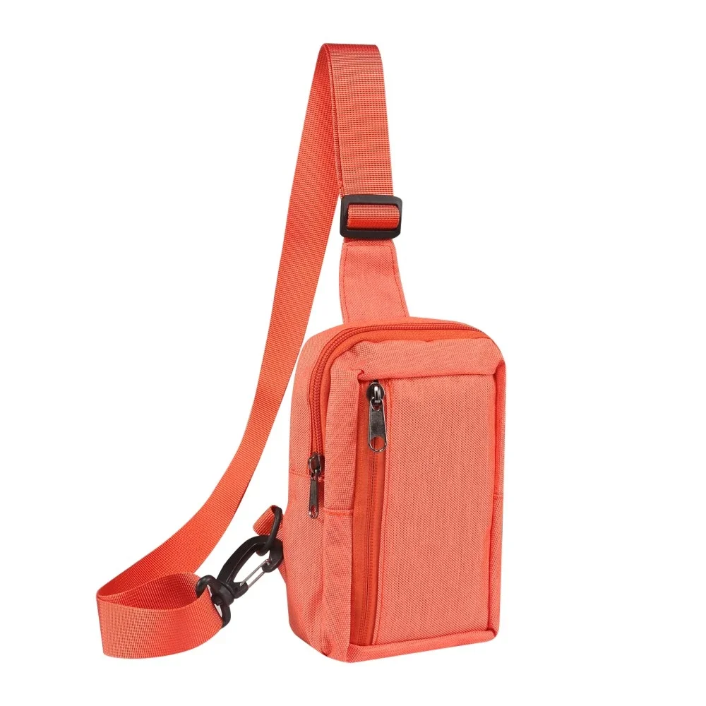 Liten skulderveske i nylon, Oransje Liten skulderveske i nylon, Oransje