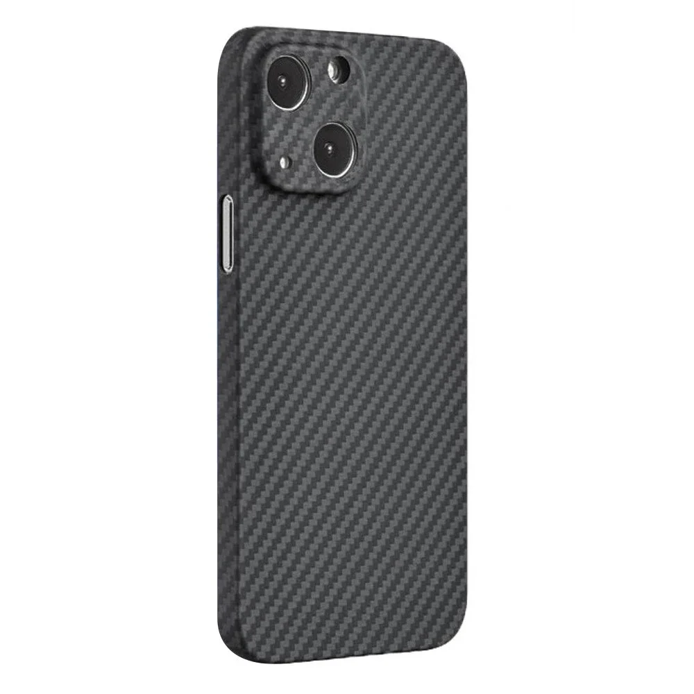 iPhone 13 Slankt deksel i aramidfiber, Svart