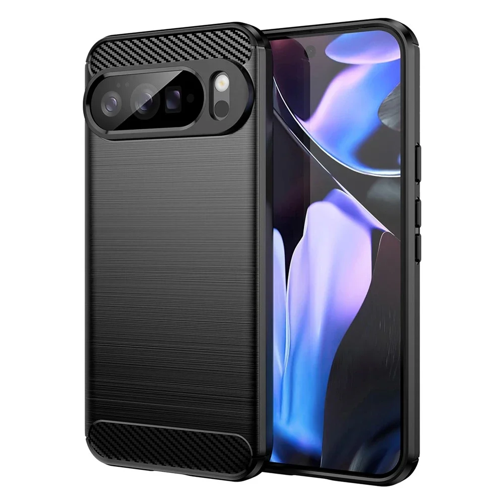 tectTech Google Pixel 10 Pro XL TPU-deksel Brushed, Svart