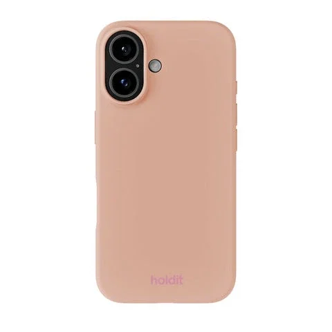 Holdit iPhone 16 Silicone Case, Bare Pink Holdit iPhone 16 Silicone Case, Bare Pink