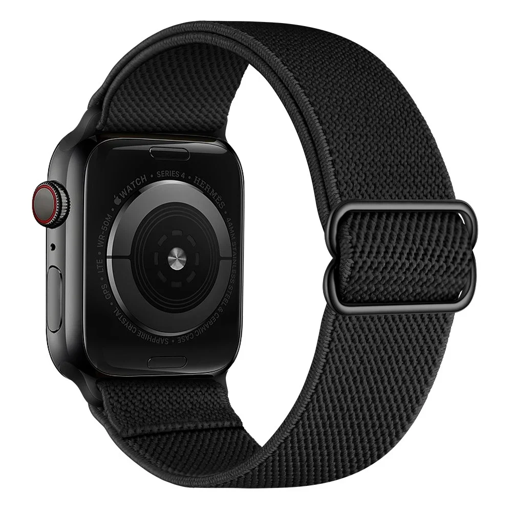Apple Watch Ultra 49mm 2nd Gen Elastisk reim, Svart