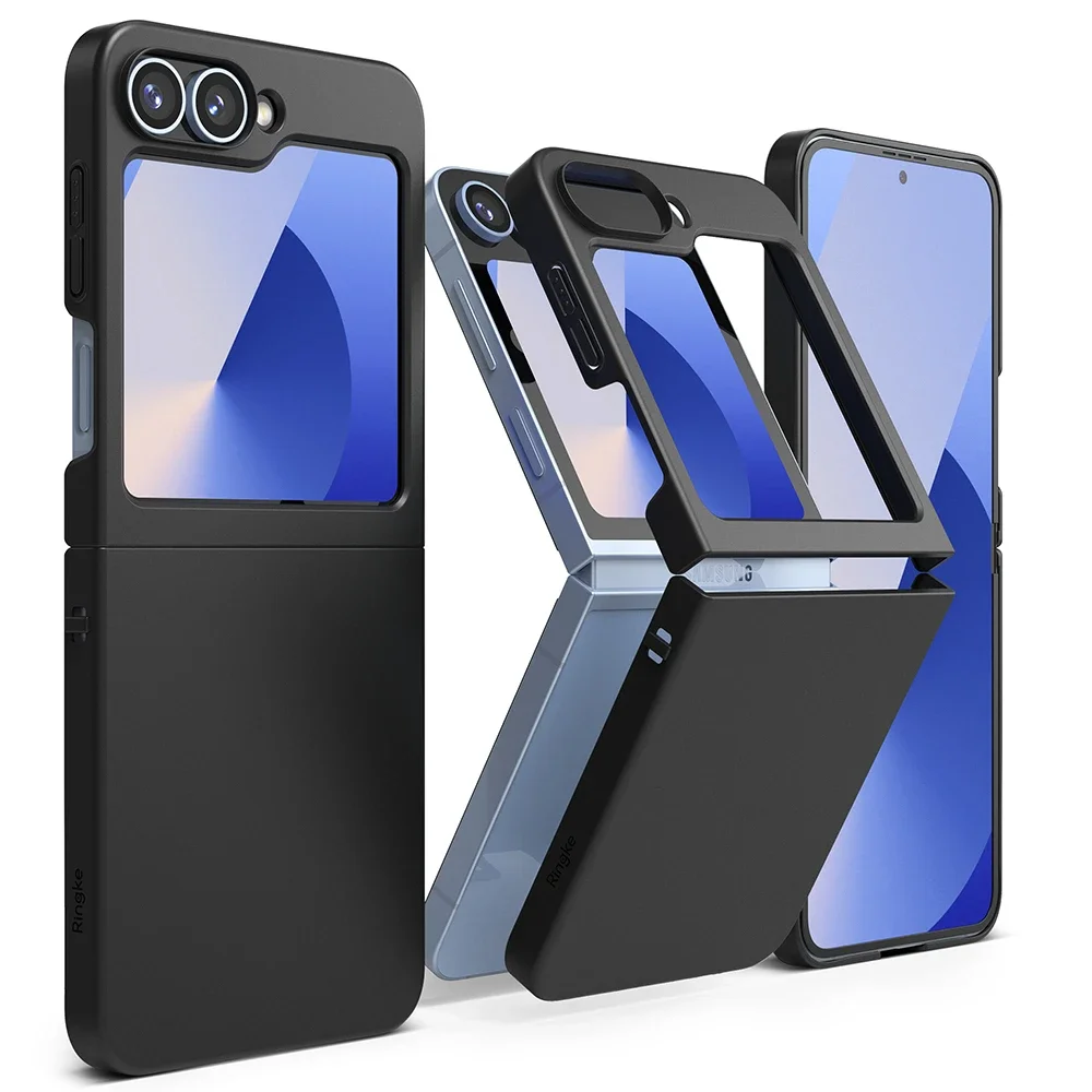 Ringke Samsung Galaxy Z Flip 6 Slim Deksel, Svart Ringke Samsung Galaxy Z Flip 6 Slim Deksel, Svart