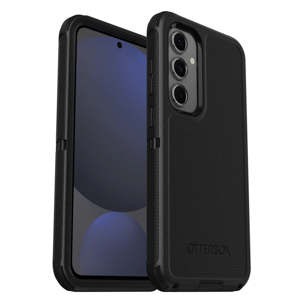 Otterbox Samsung Galaxy S24 FE Defender - Robust mobildeksel med høy beskyttelsesgrad, Svart