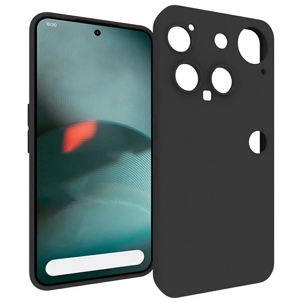 tectTech Nothing Phone 3 Tynt TPU-deksel, Svart tectTech Nothing Phone 3 Tynt TPU-deksel, Svart