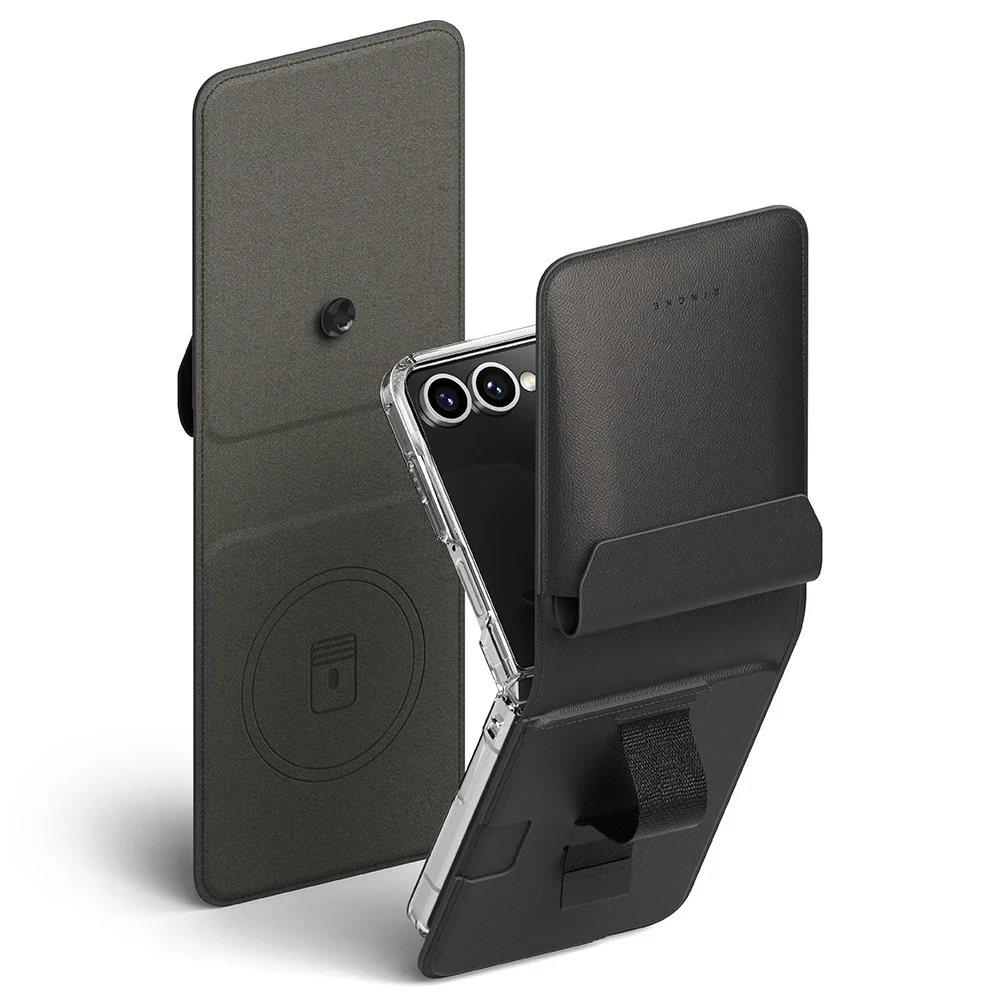 Ringke Samsung Galaxy Z Flip 7 Folio Grip Wallet Magnetic, Svart Ringke Samsung Galaxy Z Flip 7 Folio Grip Wallet Magnetic, Svart