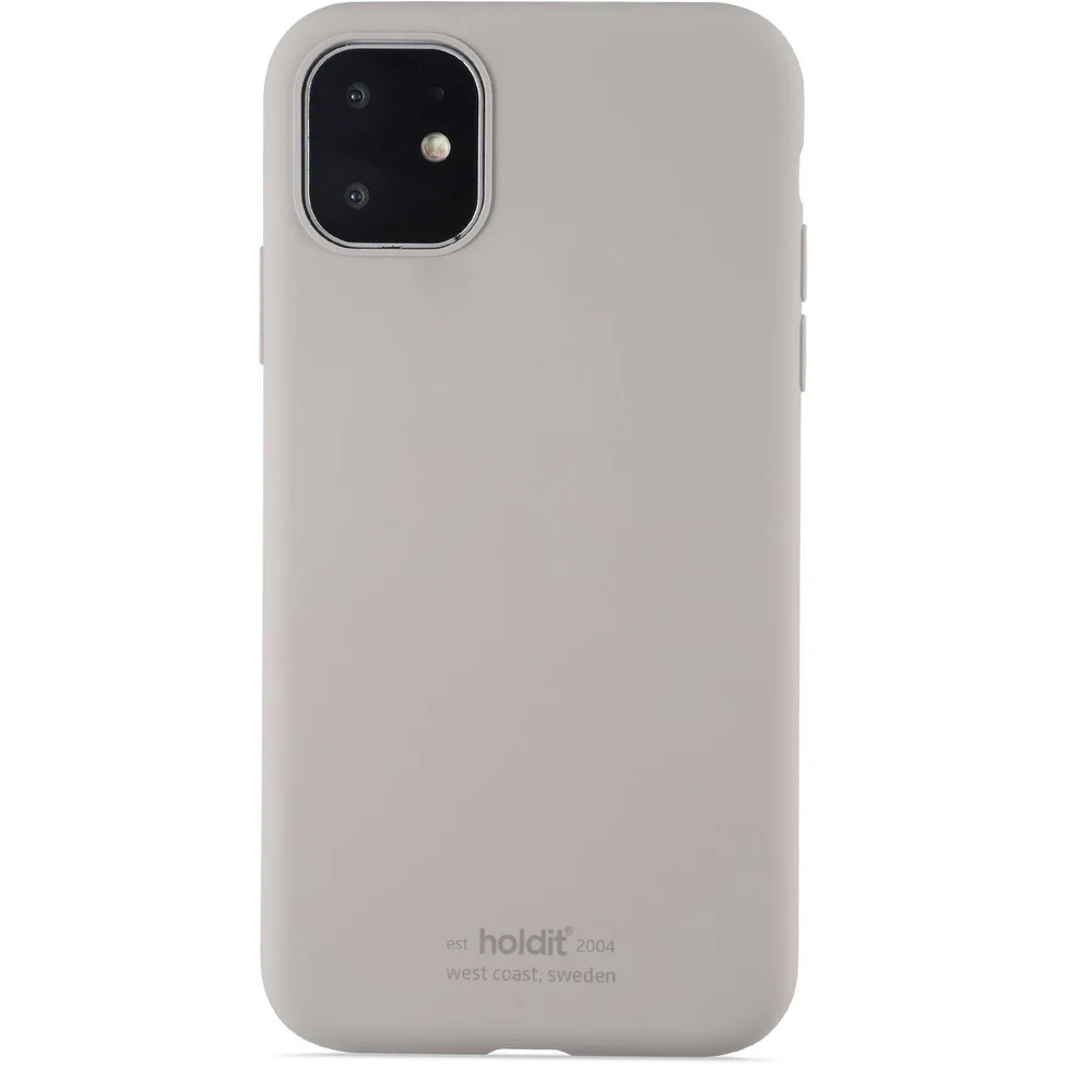 Holdit iPhone 11 Silicone Case, Taupe Holdit iPhone 11 Silicone Case, Taupe