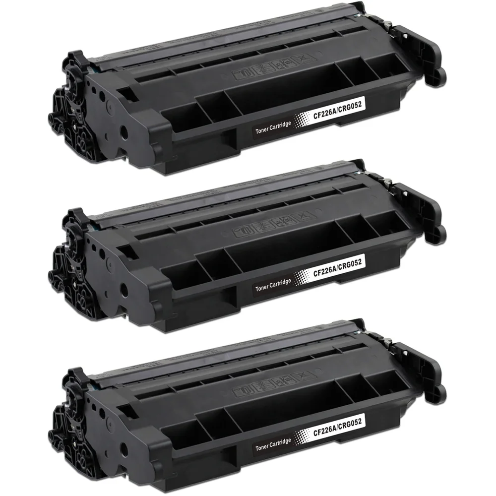 3-pack Kompatibel toner – erstatter Canon 052 / CRG-052 – Svart, 3100 sider 3-pack Kompatibel toner – erstatter Canon 052 / CRG-052 – Svart, 3100 sider