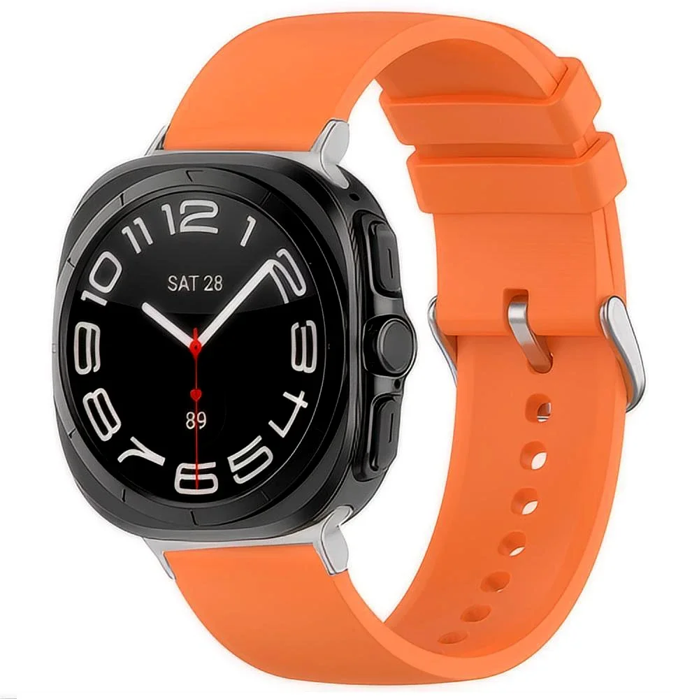 Samsung Galaxy Watch Ultra 2 (2026) Reim i silikon, Oransje