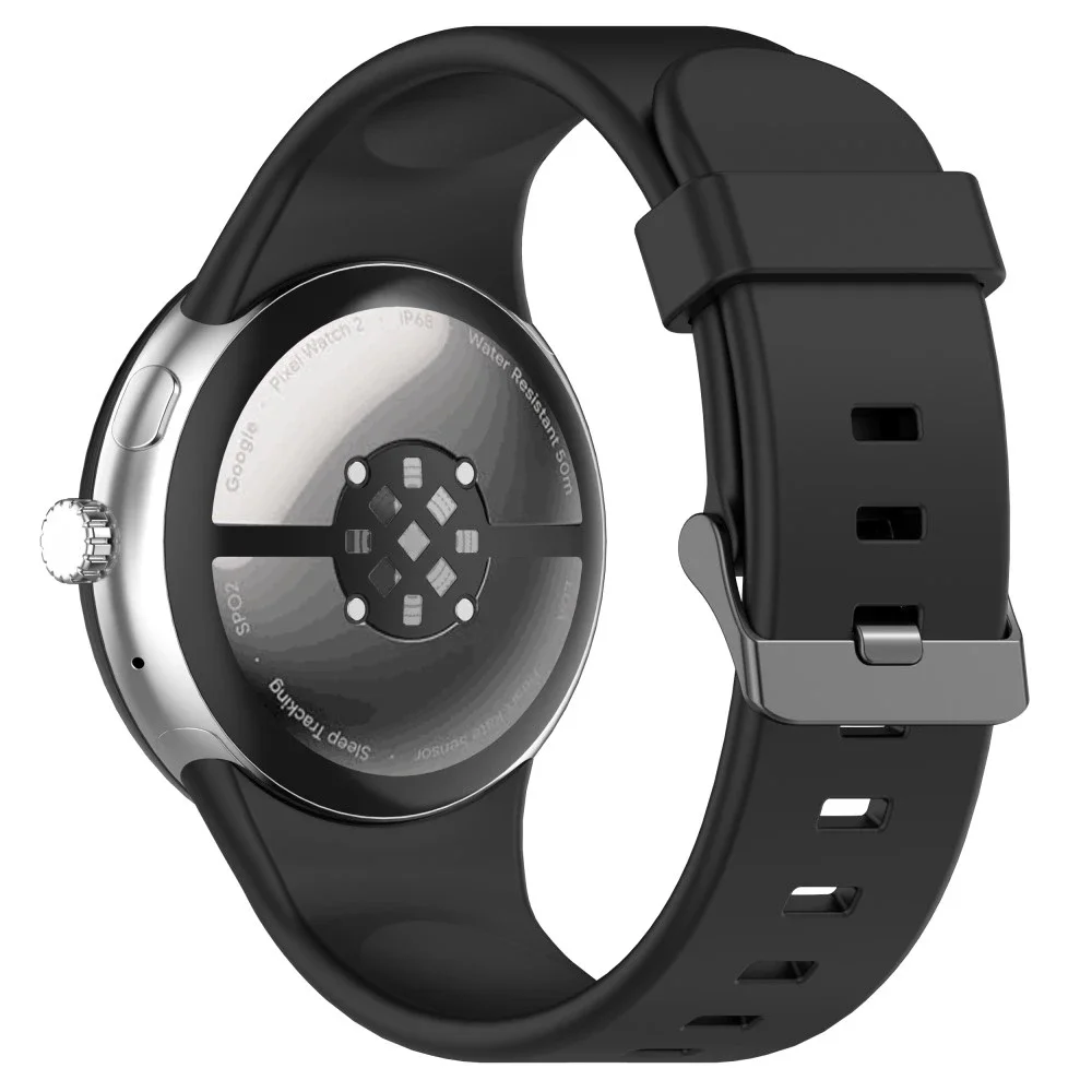 Google Pixel Watch 5 45mm Reim i silikon, Svart
