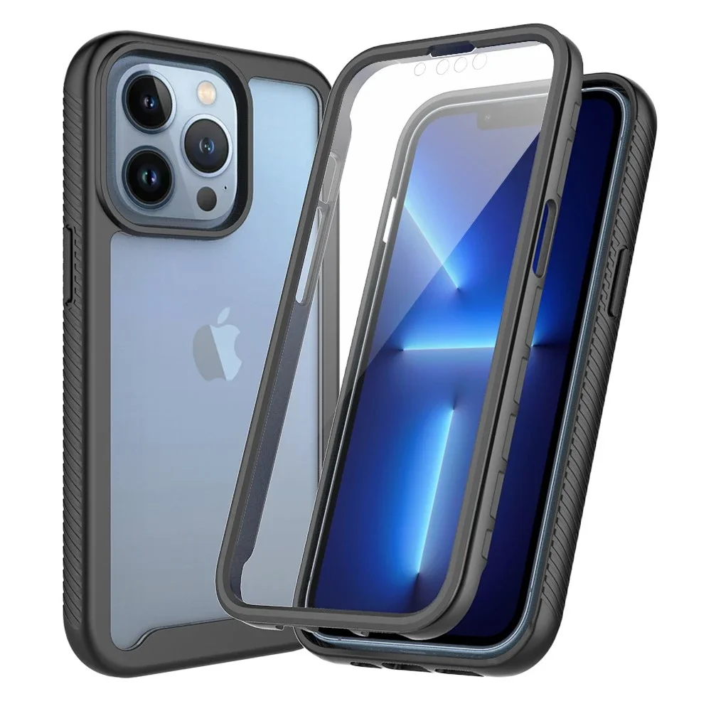 iPhone 13 Pro Deksel Full Protection, Svart iPhone 13 Pro Deksel Full Protection, Svart