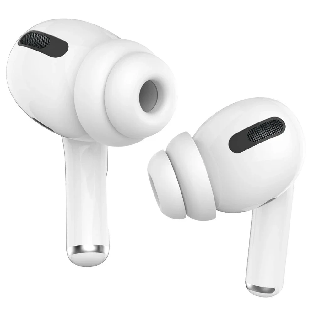 Ahastyle AirPods Pro 2-pack Myke Ørepropper – str. L, Hvit Ahastyle AirPods Pro 2-pack Myke Ørepropper – str. L, Hvit