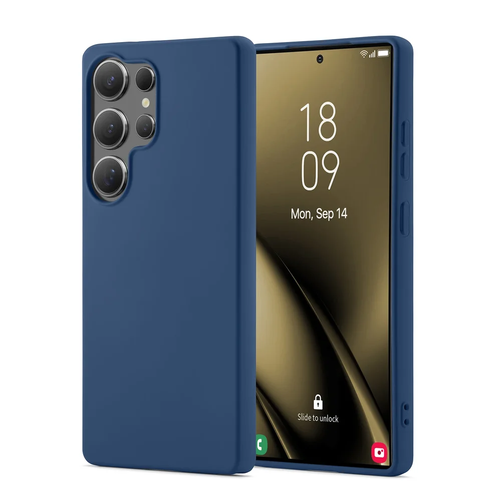 Mobique Samsung Galaxy S25 Ultra Deksel, Mørke blå