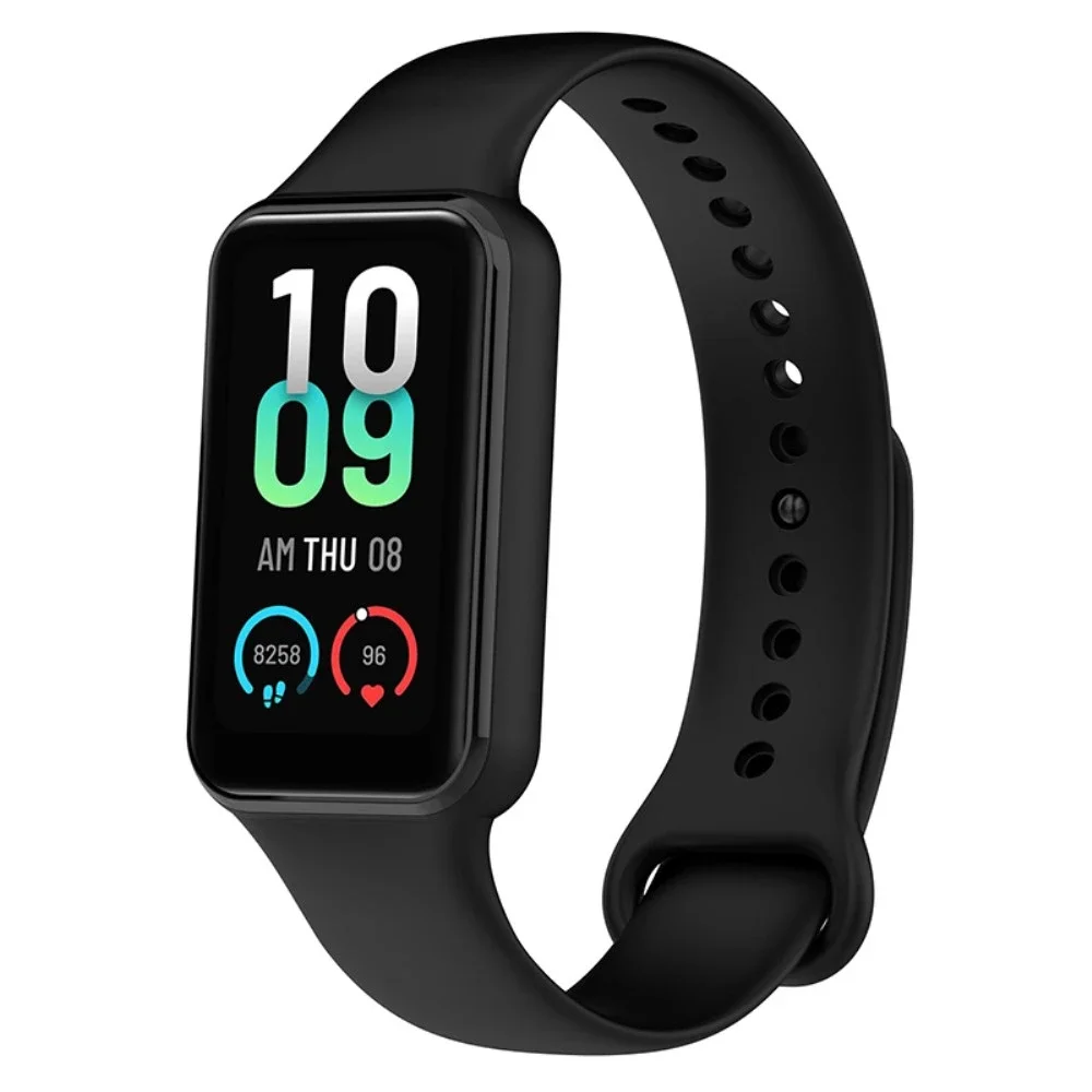Amazfit Band 7 Reim i silikon, Svart Amazfit Band 7 Reim i silikon, Svart