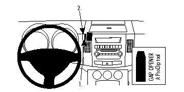 BRODIT BRODIT Proclip, Center mount Citroen v:9972365