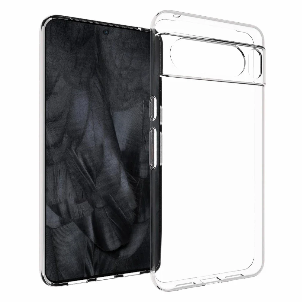 tectTech Google Pixel 8 Pro Tynt TPU-deksel, Gjennomsiktig tectTech Google Pixel 8 Pro Tynt TPU-deksel, Gjennomsiktig