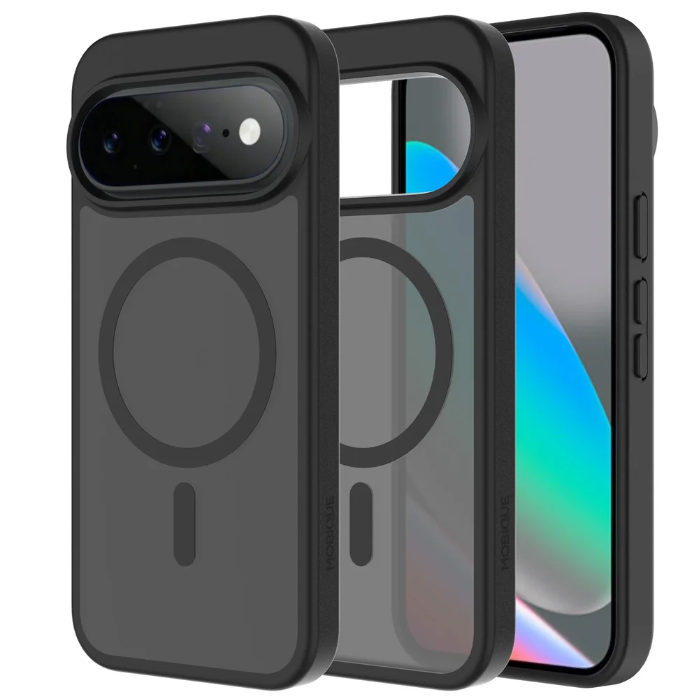 Mobique Google Pixel 11 Pro Hybrid-deksel Magnetisk, Frosted Black Mobique Google Pixel 11 Pro Hybrid-deksel Magnetisk, Frosted Black