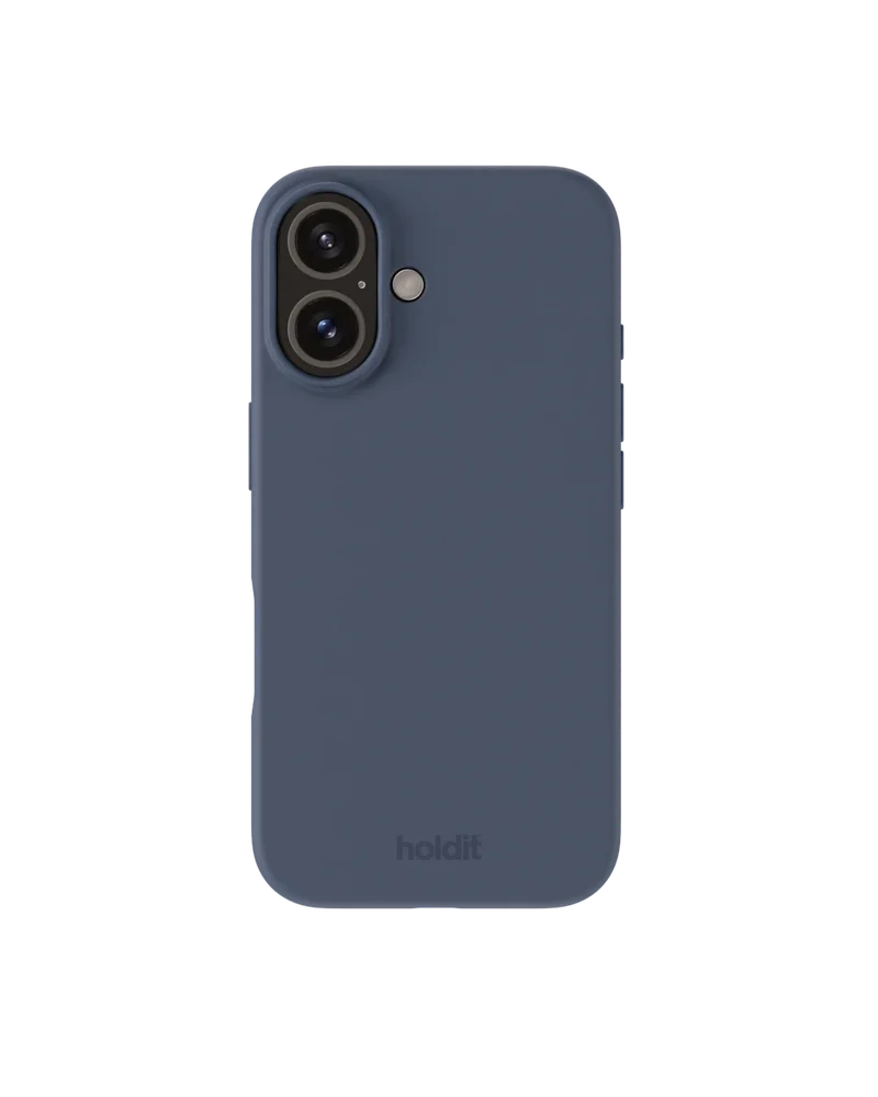 Holdit iPhone 16 Silicone Case, Pacific Blue Holdit iPhone 16 Silicone Case, Pacific Blue