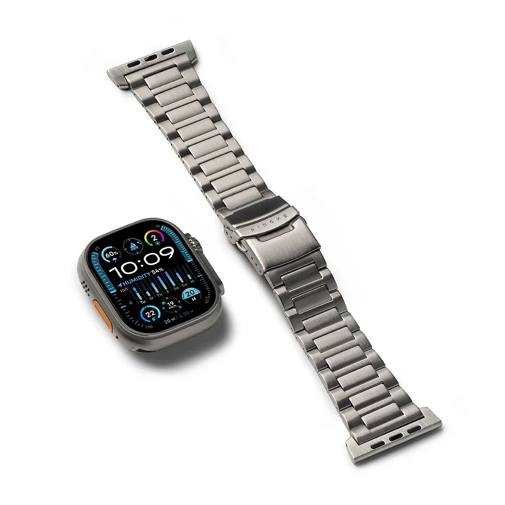 Ringke Apple Watch Ultra 49mm 4th Gen Reim Titanium One, Natural Titanium
