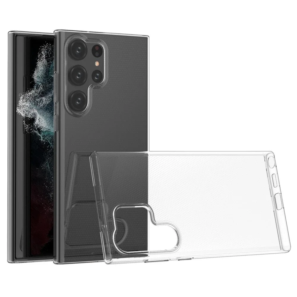 tectTech Samsung Galaxy S23 Ultra Tynt TPU-deksel, Gjennomsiktig