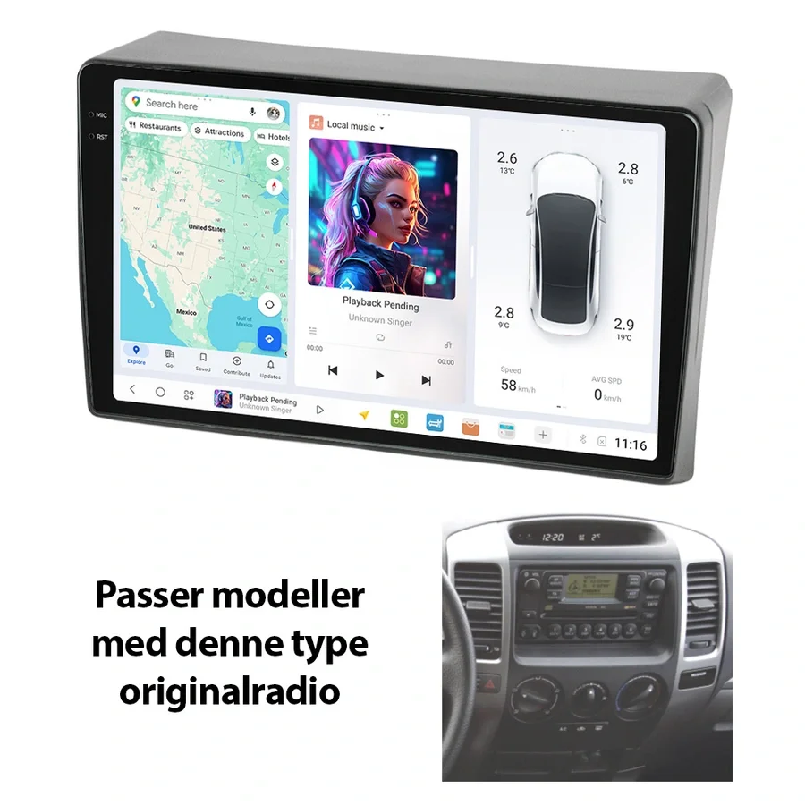 DUDU multimediaspiller med 9,5" skjerm v:8600709 DUDU multimediaspiller med 9,5" skjerm v:8600709