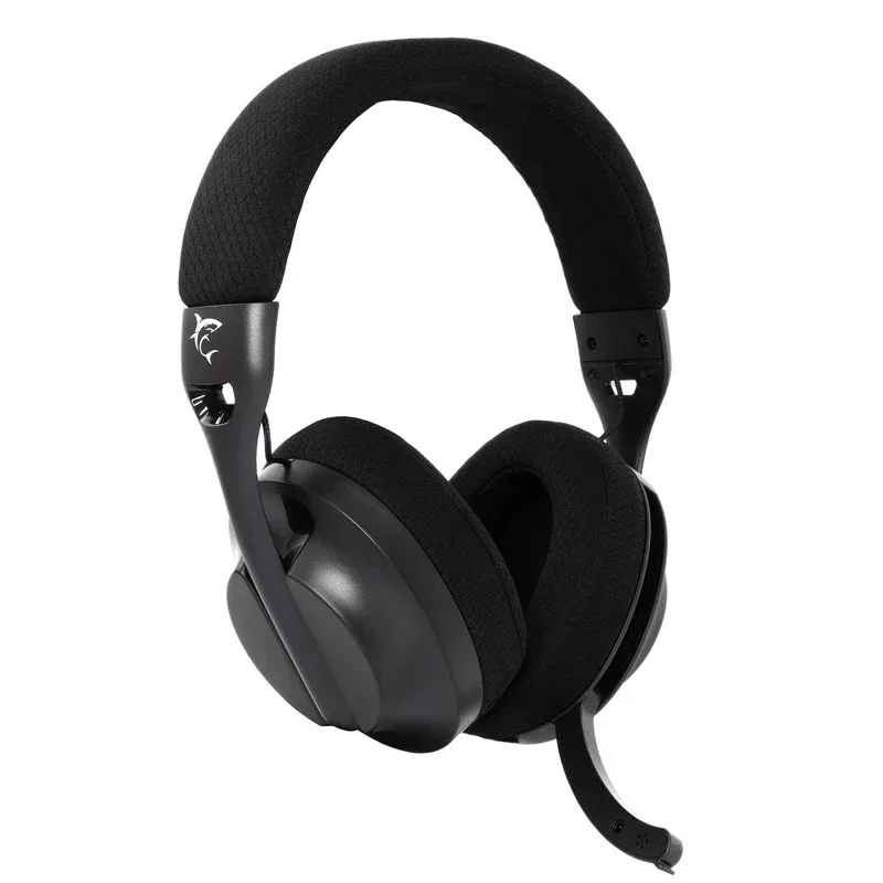 White Shark Trådløst Over-Ear Gaming Headset Falcon, Svart