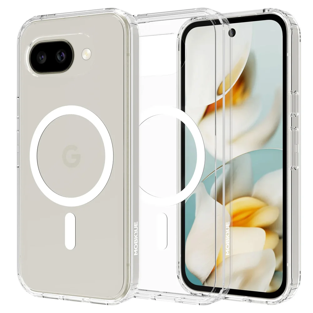 Mobique Google Pixel 10a MagSafe Hybrid-deksel, Gjennomsiktig Mobique Google Pixel 10a MagSafe Hybrid-deksel, Gjennomsiktig
