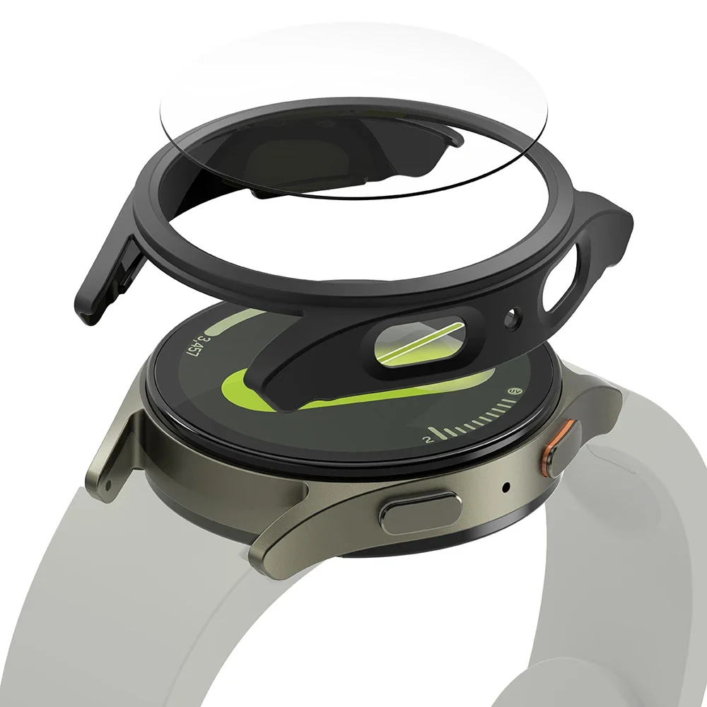 Ringke Samsung Galaxy Watch 7 44mm Slim Case+Glass Combo Matte Black Ringke Samsung Galaxy Watch 7 44mm Slim Case+Glass Combo Matte Black