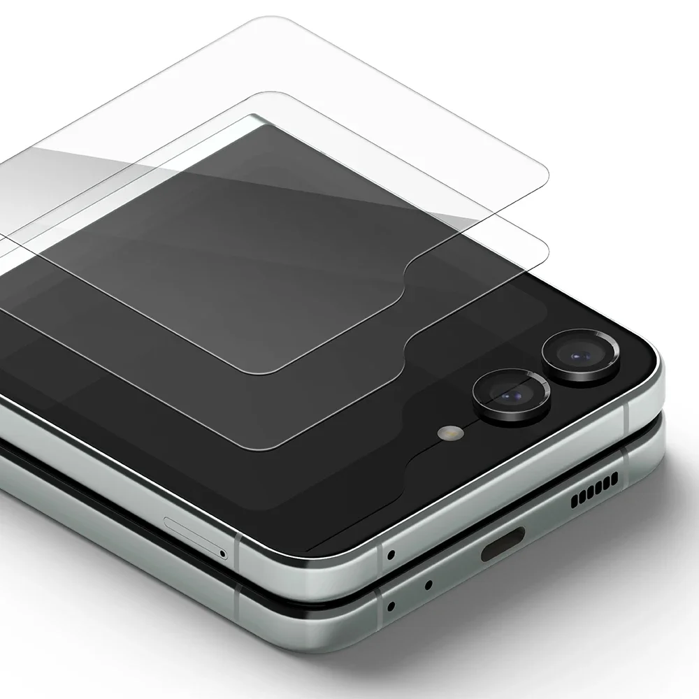 Ringke Samsung Galaxy Z Flip 5 Ytterskjermbeskytter i glass (2-pack) Ringke Samsung Galaxy Z Flip 5 Ytterskjermbeskytter i glass (2-pack)