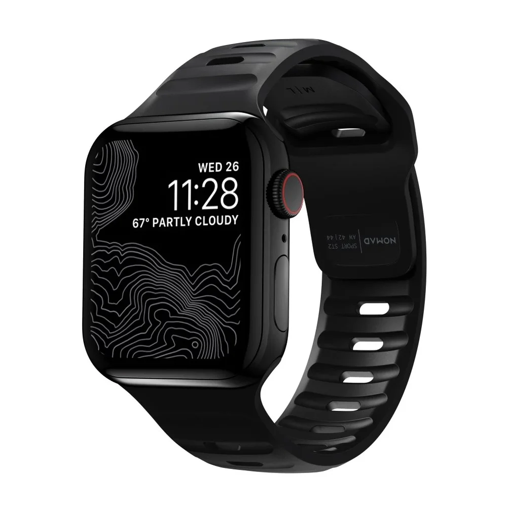Nomad Apple Watch SE 3 44mm Reim - Sport Band Black