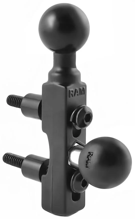 RAM MOUNT UNPKD RAM CYCLE HANDLEBAR BASE W 2 BALLS v:2388499