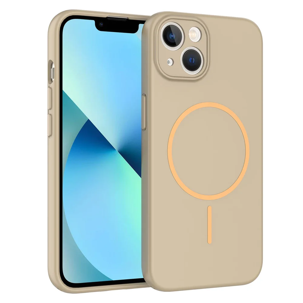 iPhone 13 MagSafe-deksel SoftArmor, Taupe