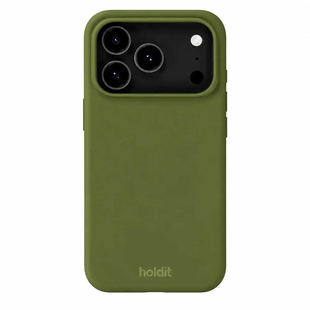 Holdit iPhone 17 Pro Max Silicone Case, Pickled Green Holdit iPhone 17 Pro Max Silicone Case, Pickled Green
