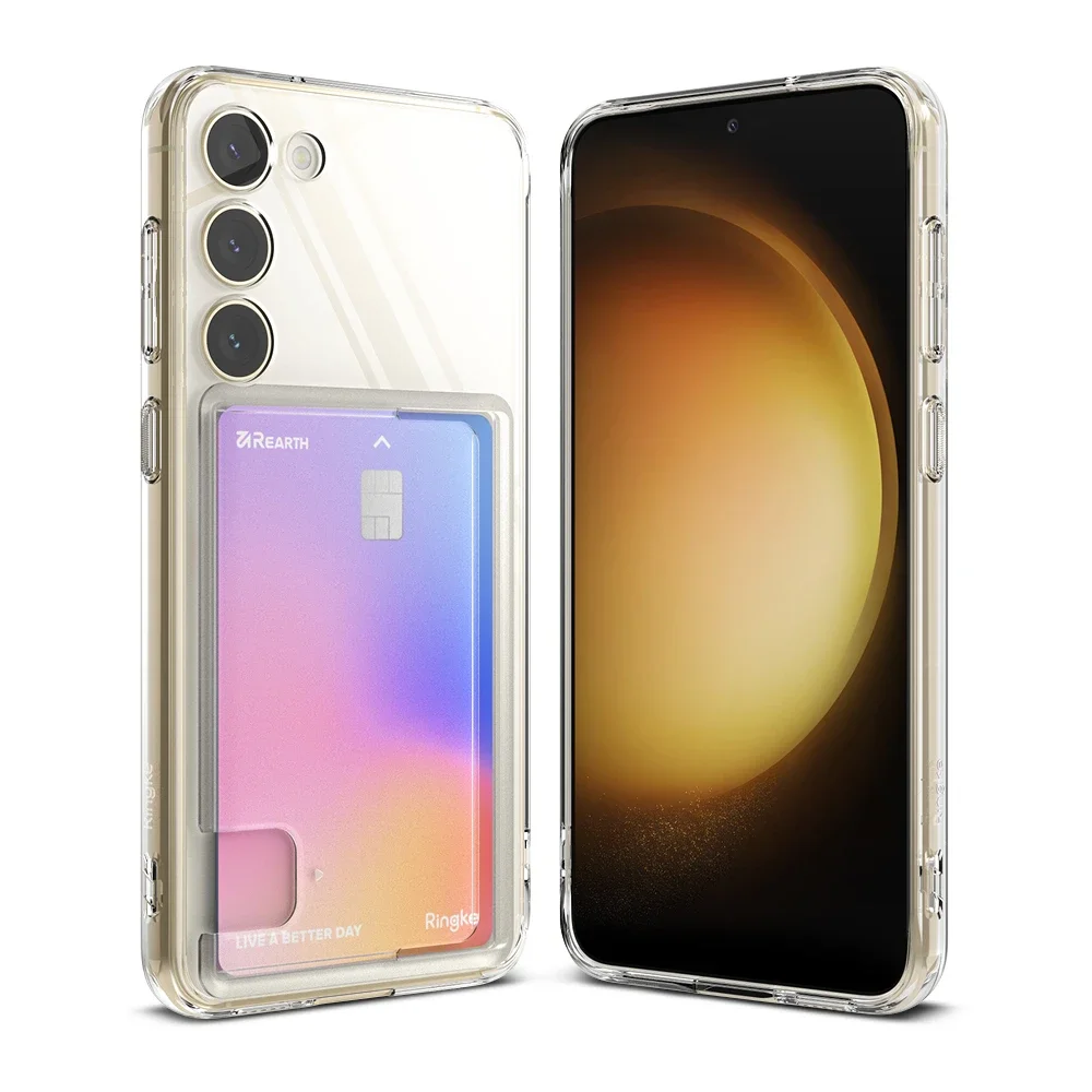 Ringke Samsung Galaxy S23 Fusion Deksel med kortlomme, Gjennomsiktig