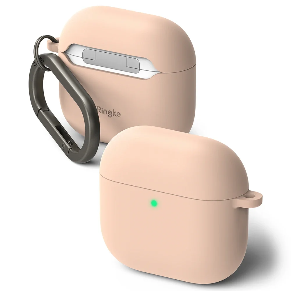 Ringke Apple AirPods 4 Silikondeksel, Pink Sand