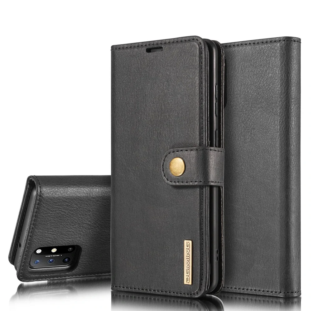 DG.MING OnePlus 8T Lommeboketui med avtakbart deksel, Black DG.MING OnePlus 8T Lommeboketui med avtakbart deksel, Black