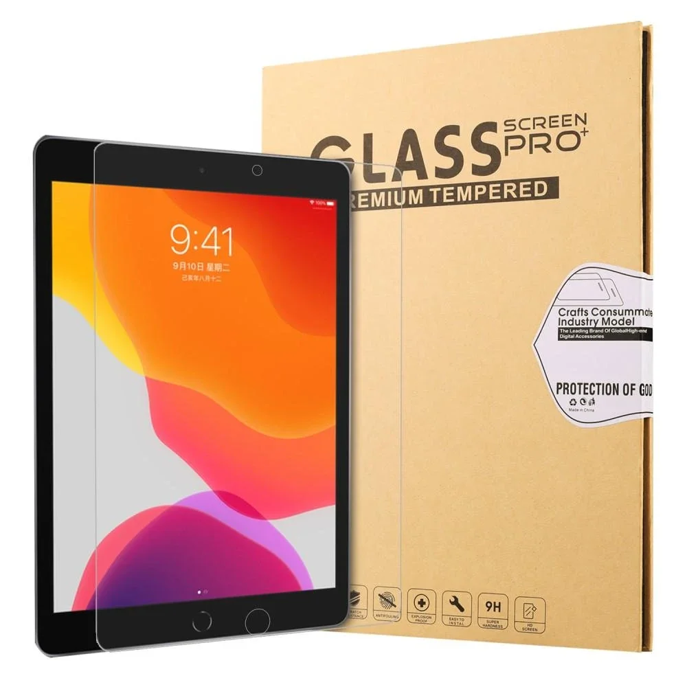 Apple iPad 10.2 8th Gen (2020) Skjermbeskytter i herdet glass Apple iPad 10.2 8th Gen (2020) Skjermbeskytter i herdet glass