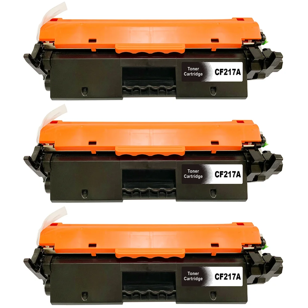 3-pack Toner HP LaserJet Pro M102a – erstatter HP 17A / CF217A, Svart, 1600 sider 3-pack Toner HP LaserJet Pro M102a – erstatter HP 17A / CF217A, Svart, 1600 sider