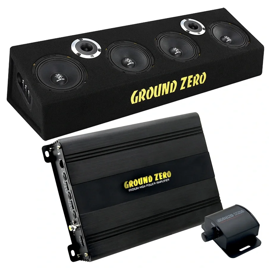 GZ 6,5" SPL Raggarplanke med forsterker v:653530 GZ 6,5" SPL Raggarplanke med forsterker v:653530