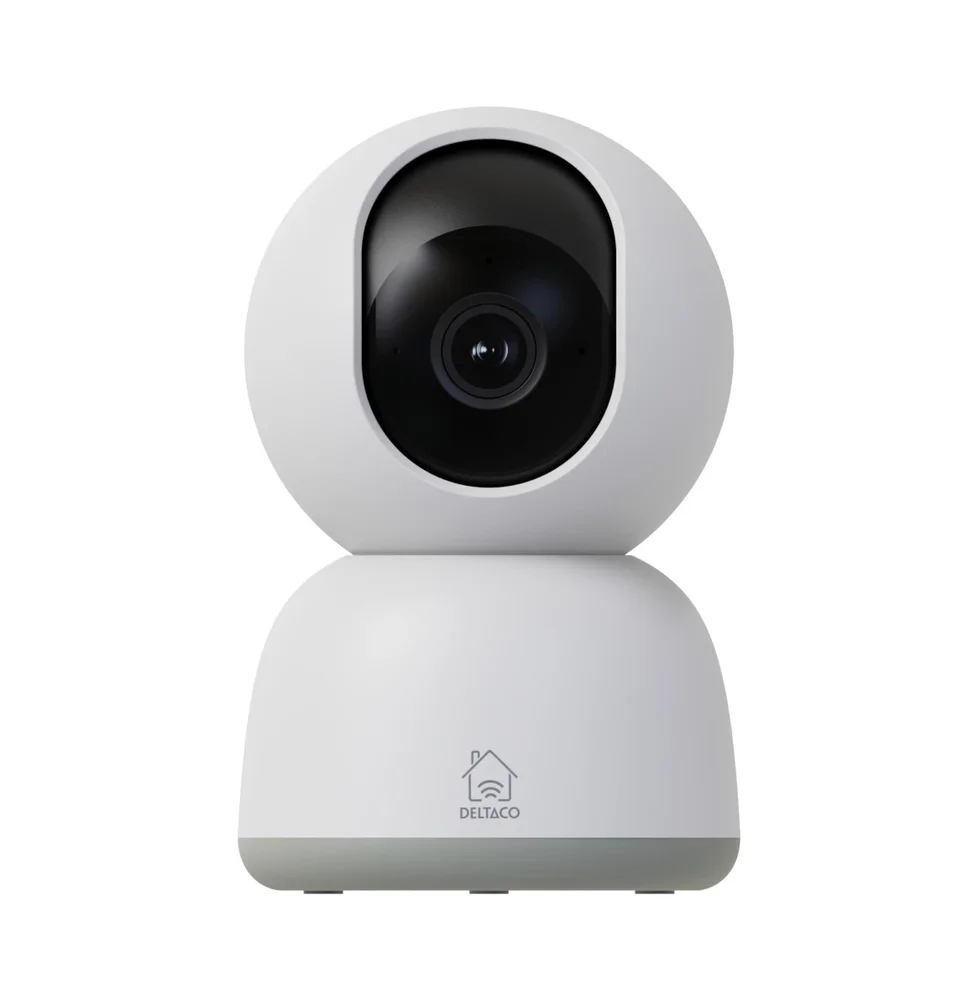 Deltaco Smart WiFi-overvåkningskamera 3MP med panorering Deltaco Smart WiFi-overvåkningskamera 3MP med panorering