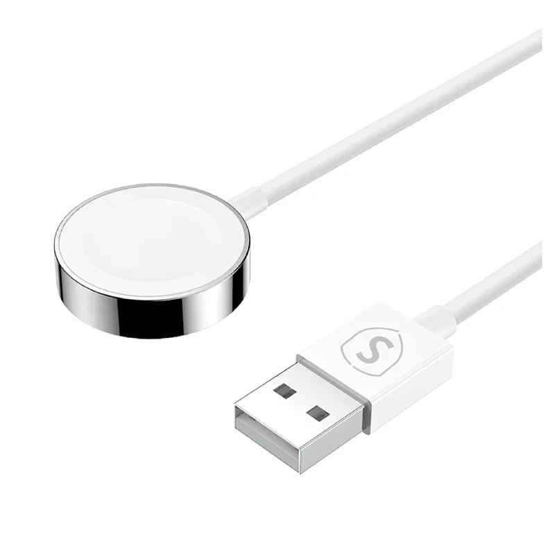 SiGN MagSafe Trådløs Apple Watch-lader USB-A 2.5W, Hvit
