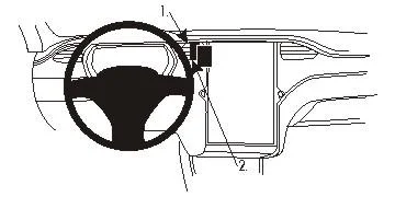 BRODIT BRODIT Bilbrakett Tesla Center mount – qty 1 v:1662634 BRODIT BRODIT Bilbrakett Tesla Center mount – qty 1 v:1662634