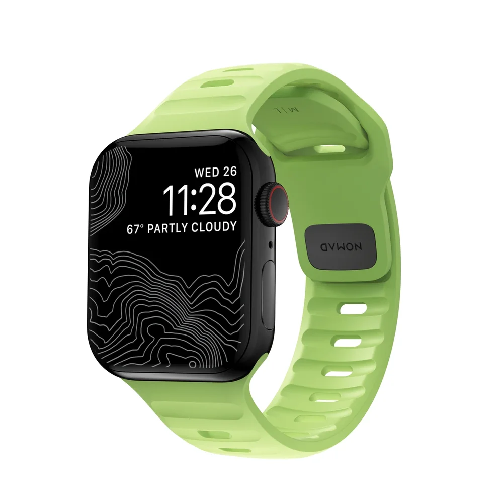 Nomad Apple Watch Series 11 42mm Reim - Sport Band Glow 2.0 - Limited edition