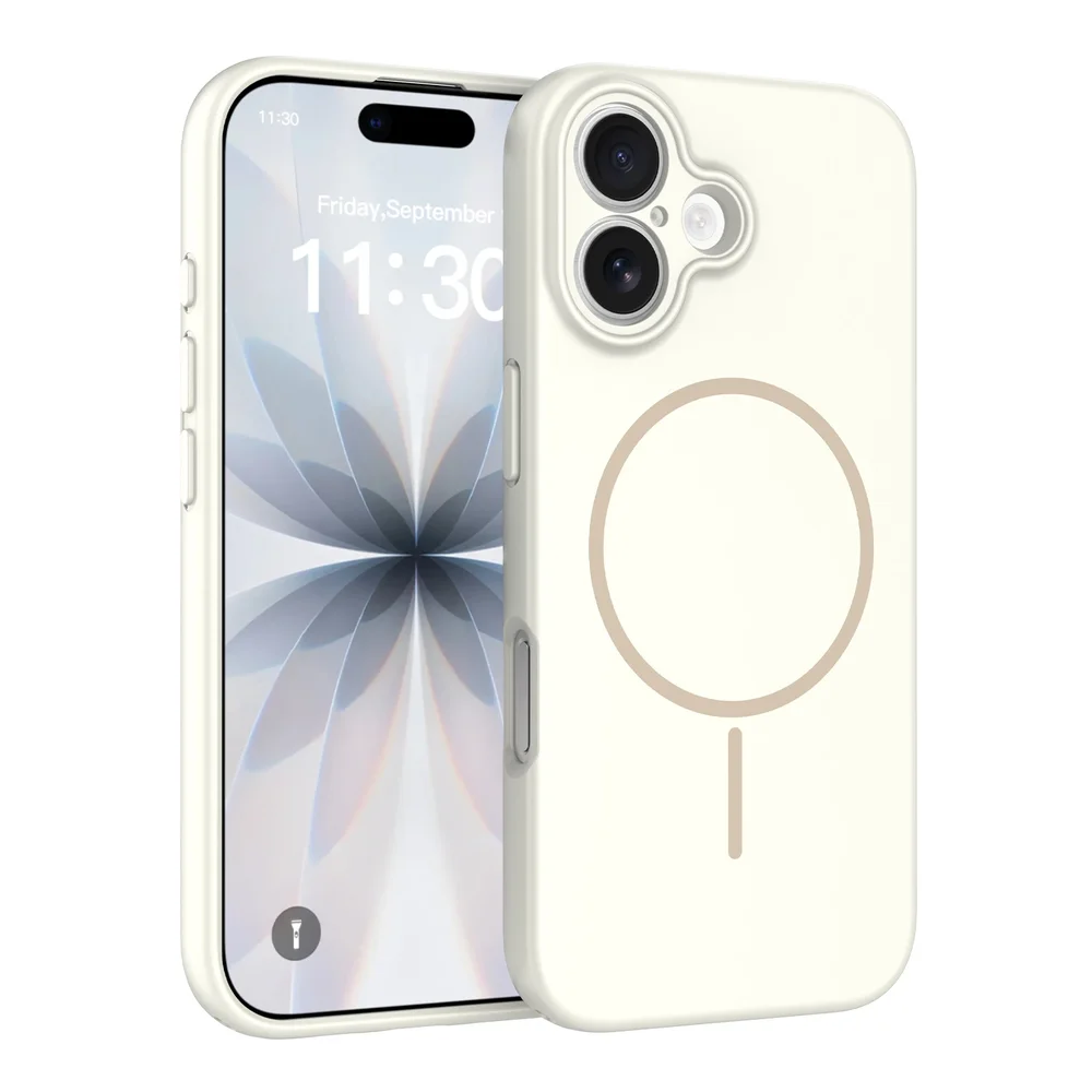 iPhone 17 MagSafe-deksel SoftArmor, Beige