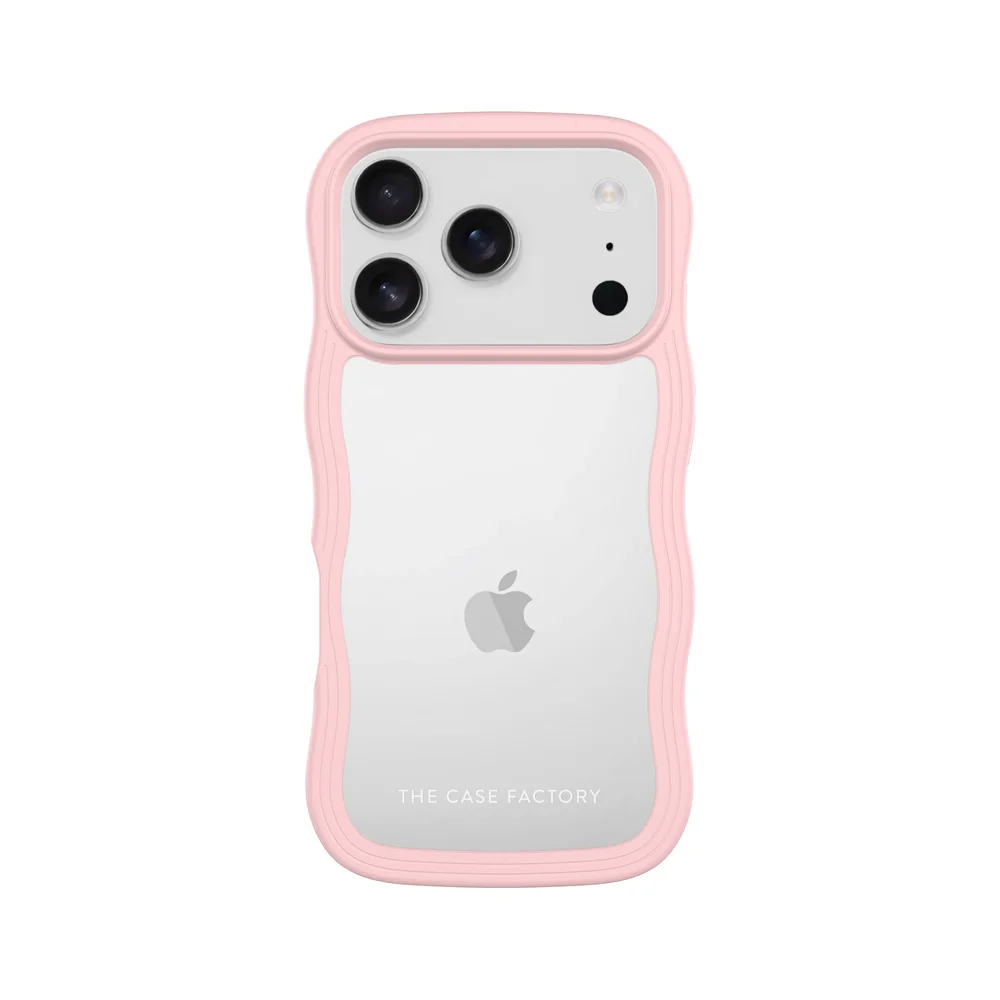 The Case Factory iPhone 17 Pro The Wave Case, Rosa