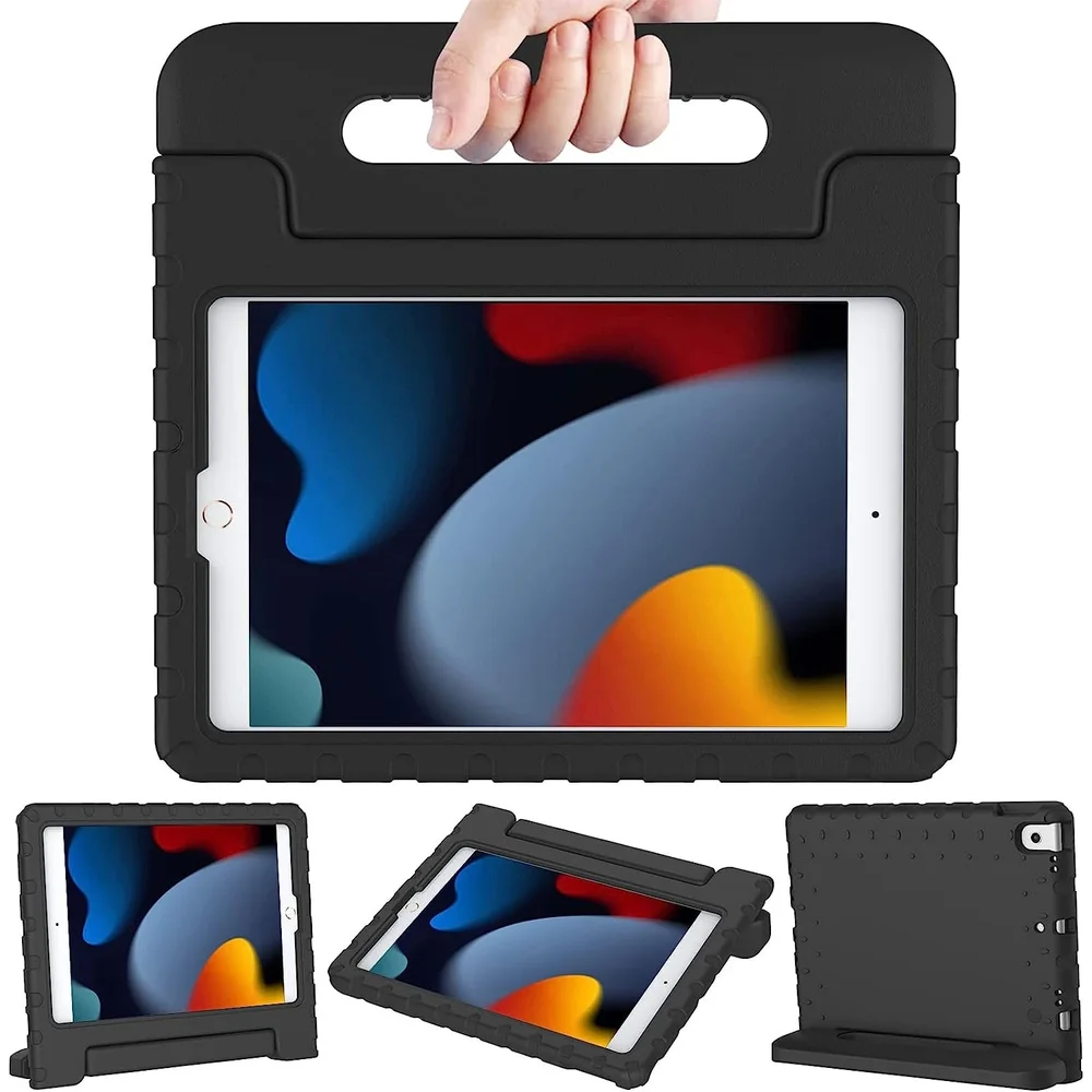 Apple iPad 10.2 7th Gen (2019) Støtsikkert deksel/etui – Perfekt for barn, Svart Apple iPad 10.2 7th Gen (2019) Støtsikkert deksel/etui – Perfekt for barn, Svart