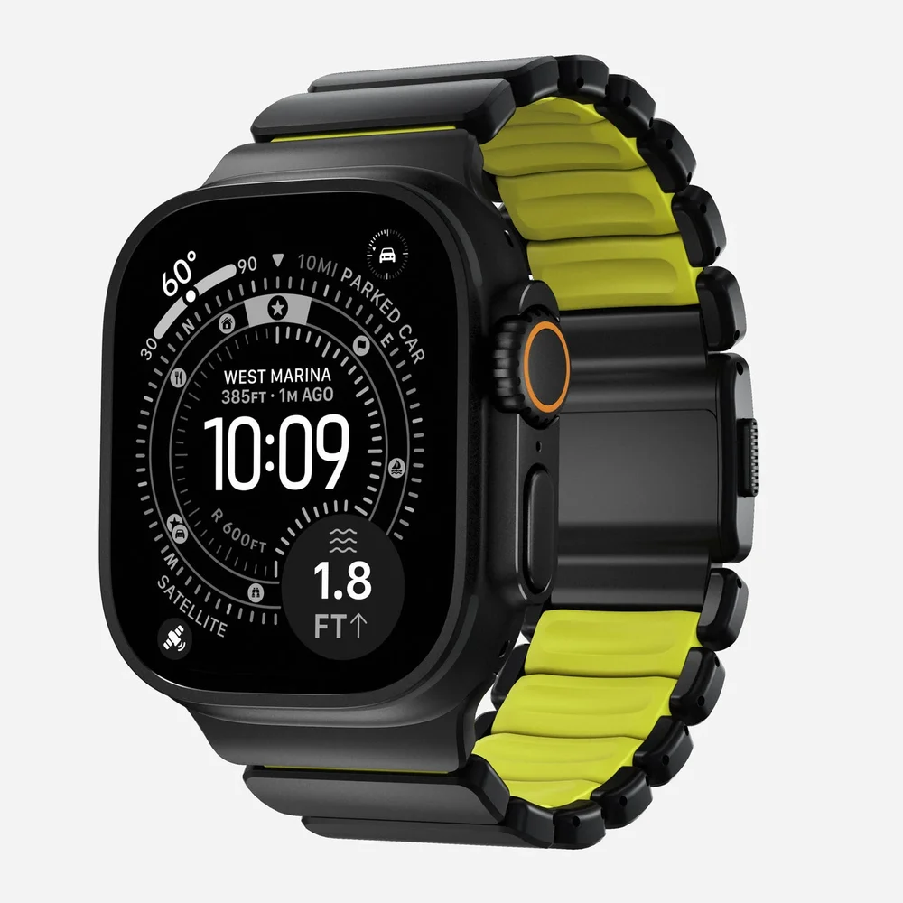 Nomad Apple Watch Series 8 45mm Reim Stratos, Black Titanium – Volt Nomad Apple Watch Series 8 45mm Reim Stratos, Black Titanium – Volt