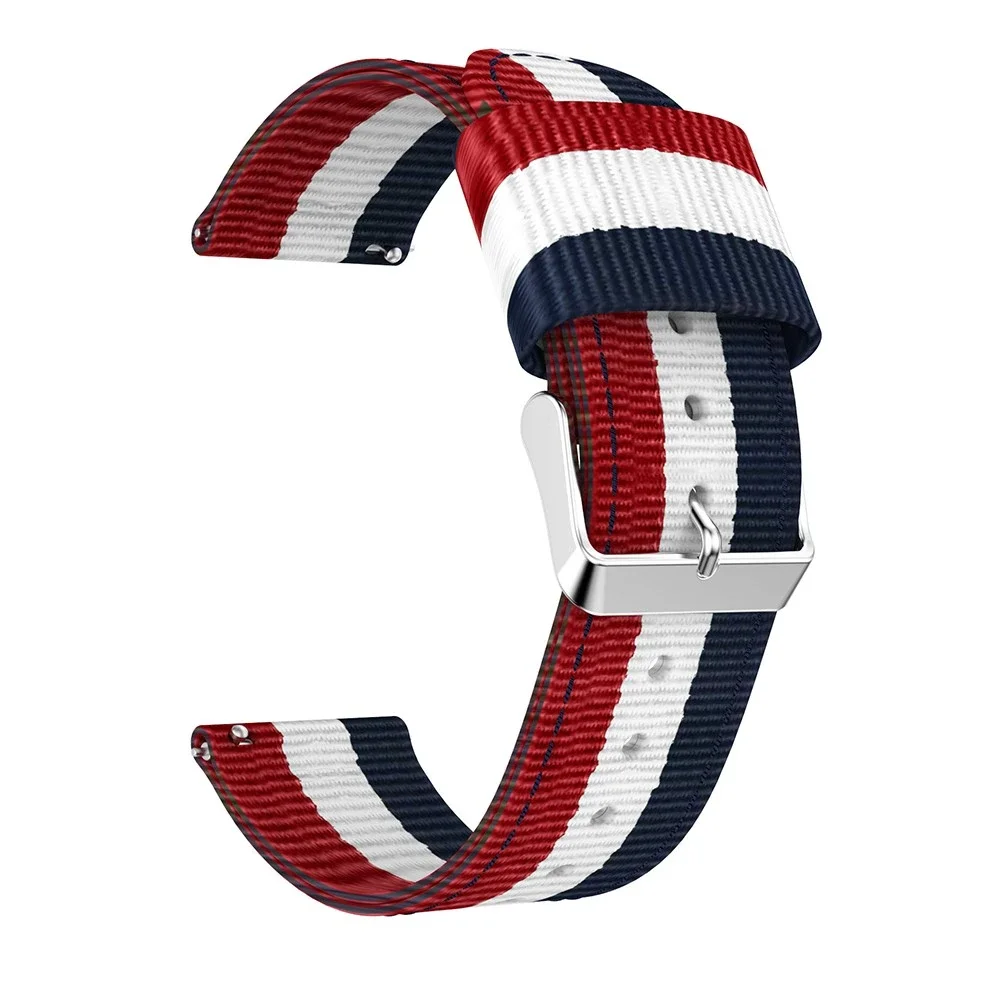 Coros Pace 3 Reim i nylon, blå/hvit/rød Coros Pace 3 Reim i nylon, blå/hvit/rød
