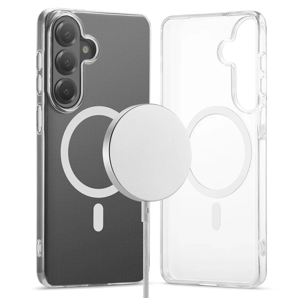 Mobique Samsung Galaxy S26 Plus MagSafe-deksel i TPU, Gjennomsiktig